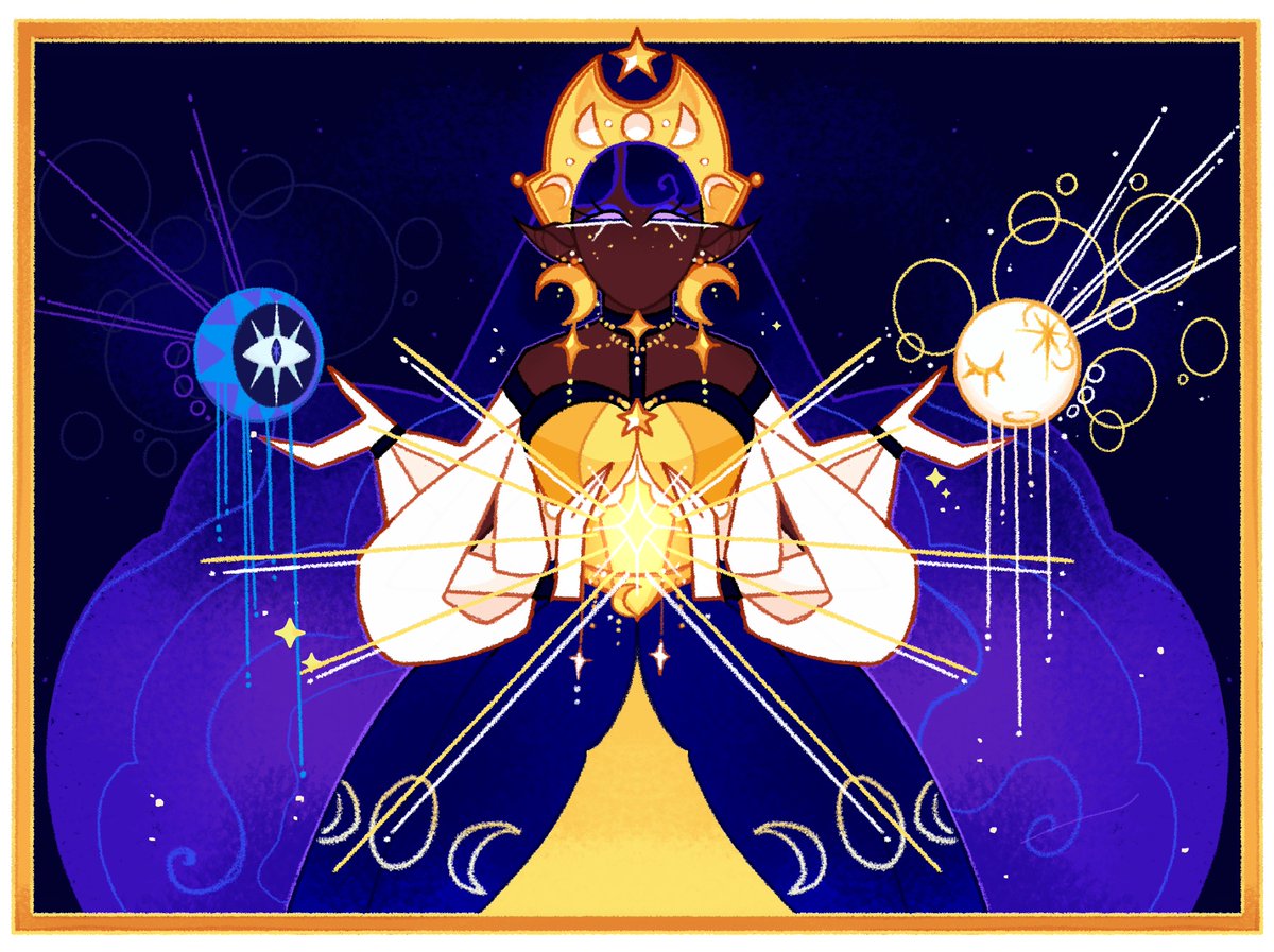 promflop's tweet image. Moonlight’s mural for the upcoming pastrydash update! all about magic