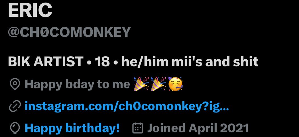 CH0COMONKEY's tweet image. Big 18 not the little 🎉🥳