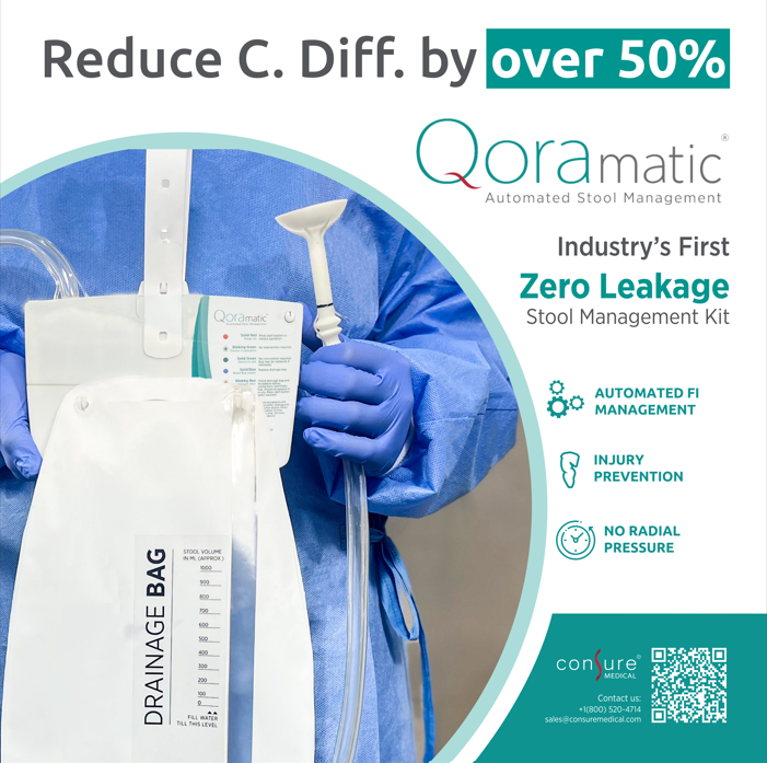 ConsureMedical's tweet photo. Say goodbye to leakage and infection risks with Qoramatic—Industry’s first Zero Leakage Stool Management Kit.
- Reduces C. Diff. by over 50%
- Enables Automated FI management
- Prevents Injuries with no Radial Pressure

#ZeroLeakage #StoolManagement #InfectionControl https://t.co/23sb6oJfkZ