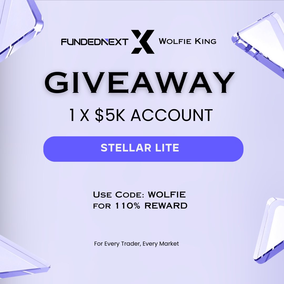 Wolfie King🐺 (@king_of__wolves) on Twitter photo 🎊 GIVEAWAY GIVEAWAY GIVEAWAY 🎊
$5k Account
Rules:
1️⃣. Follow <a href="/King_of__Wolves/">Wolfie King🐺</a>, <a href="/FundedNext/">FundedNext</a> <a href="/Flynn3624/">Flynn</a> & <a href="/_trenches02/">trencher</a>
2️⃣. Like & Retweet
3️⃣. Tag 3 Trader friends! 🎊 GIVEAWAY GIVEAWAY GIVEAWAY 🎊
$5k Account
Rules:
1️⃣. Follow <a href="/King_of__Wolves/">Wolfie King🐺</a>, <a href="/FundedNext/">FundedNext</a> <a href="/Flynn3624/">Flynn</a> & <a href="/_trenches02/">trencher</a>
2️⃣. Like & Retweet
3️⃣. Tag 3 Trader friends!