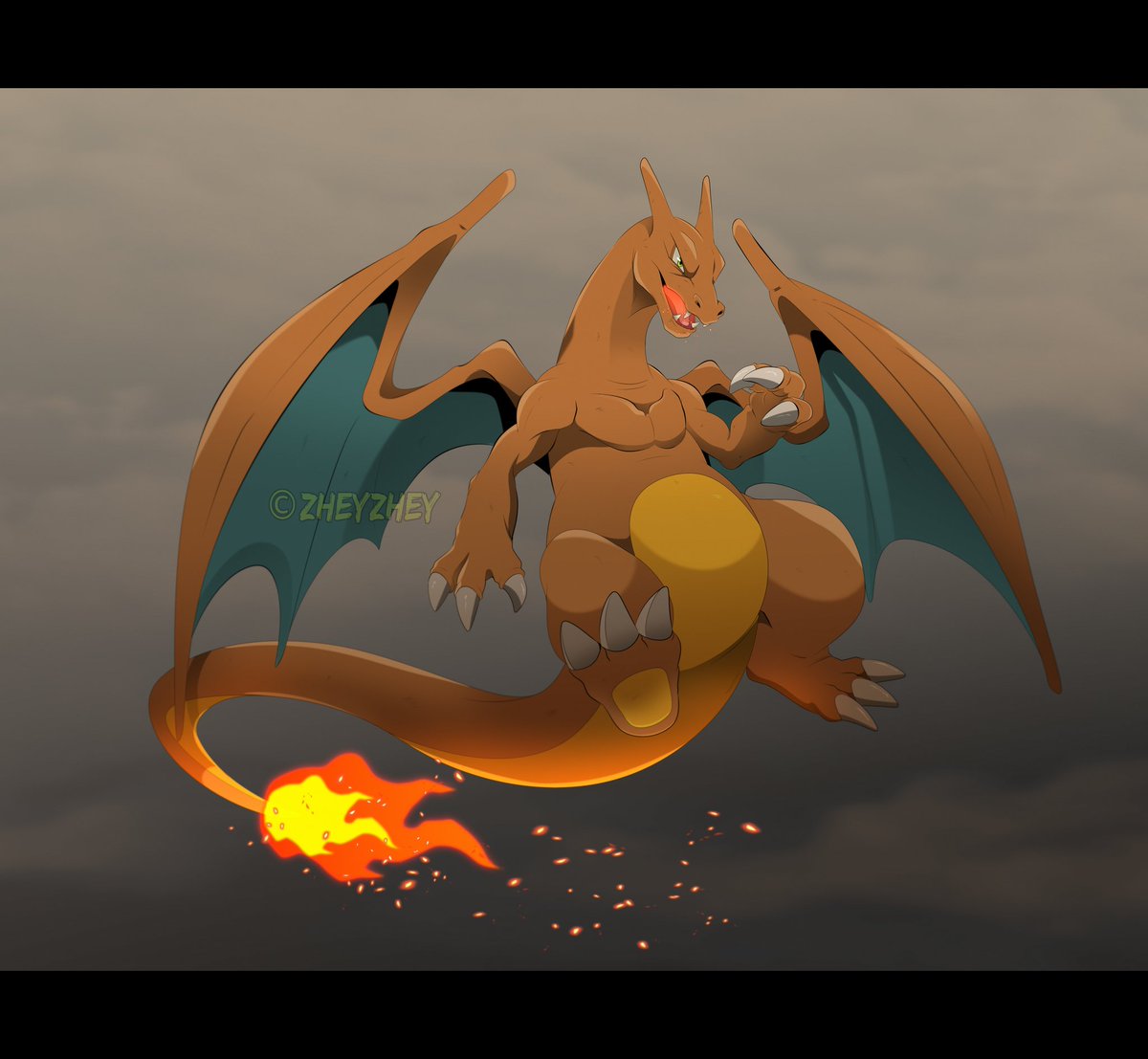 ZheyZheyArts's tweet image. Charizard