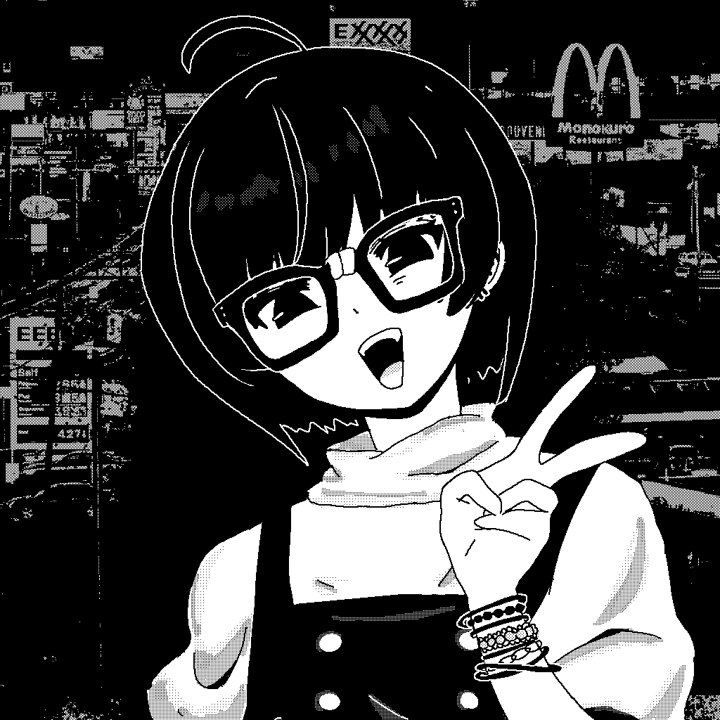 CastleOsprey's tweet image. Monokuro is the aesthetic that speaks to me.