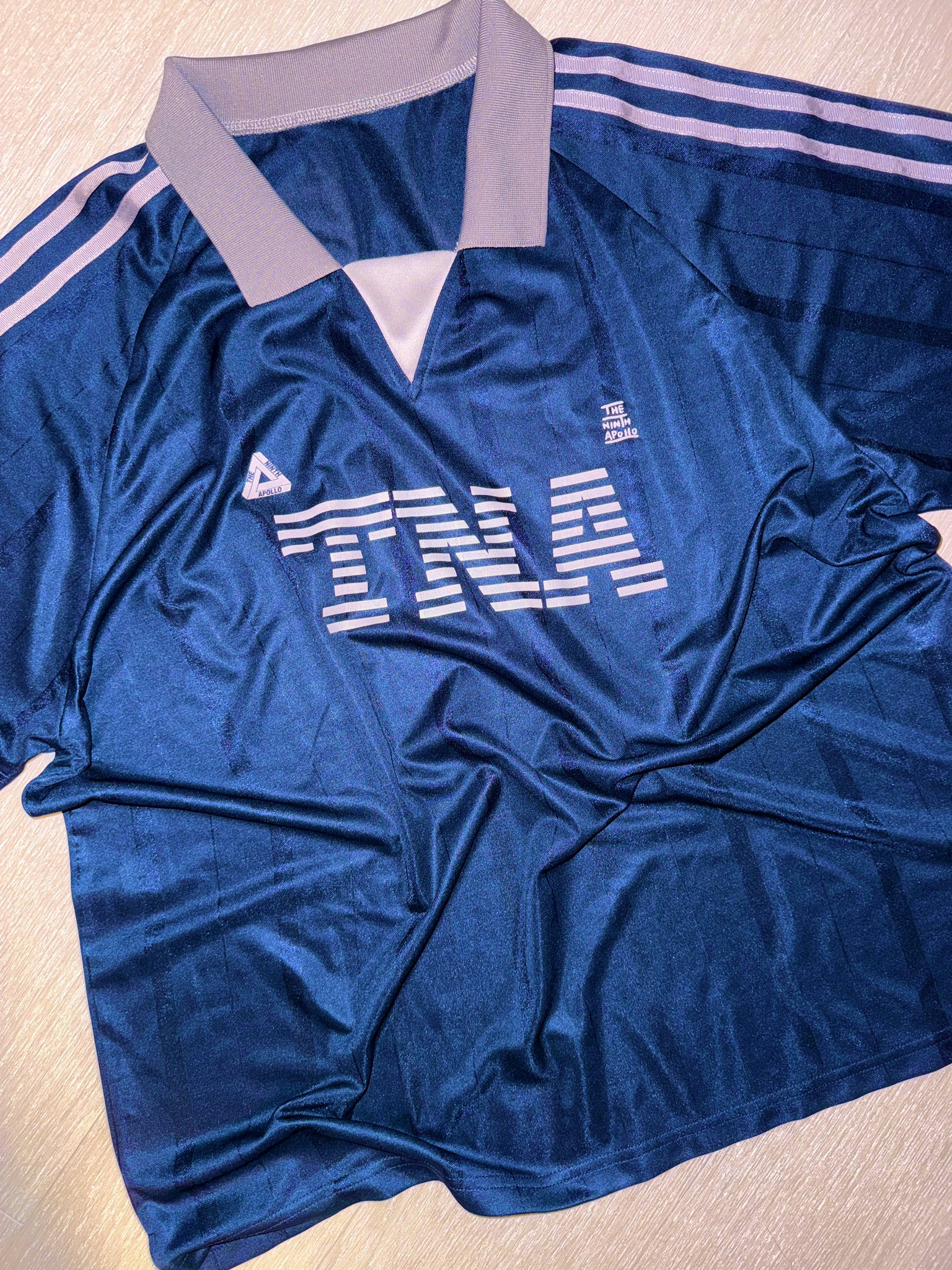 THE NINTH APOLLO ゲームシャツ ネイビー THE NINTH APOLLO レーベル