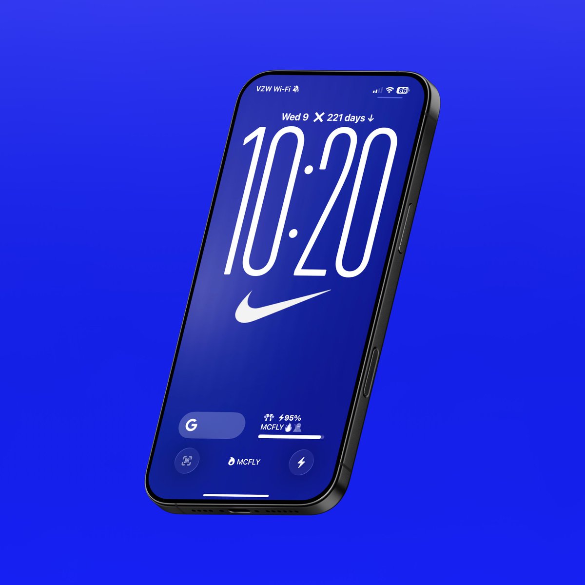 TooEZ__'s tweet image. True blue #ios26beta3