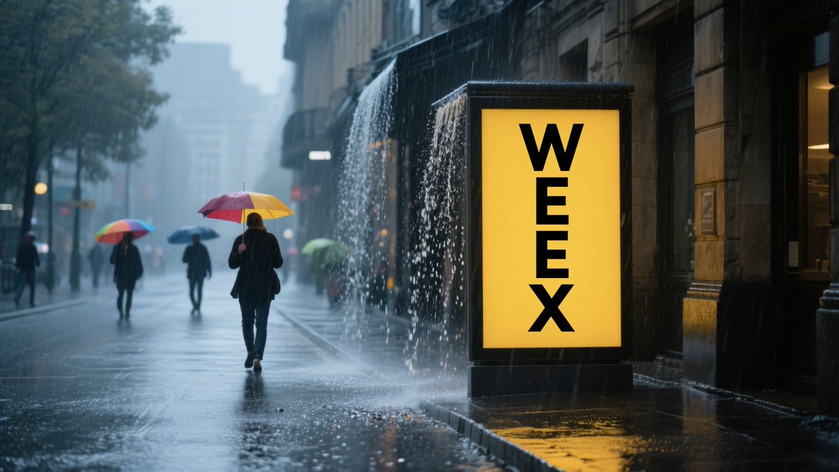 Rain or shine, WEEX is by your side. ☔️💡
No matter the weather, trade with confidence and stay ahead of the storm!

#WEEX #CryptoExchange