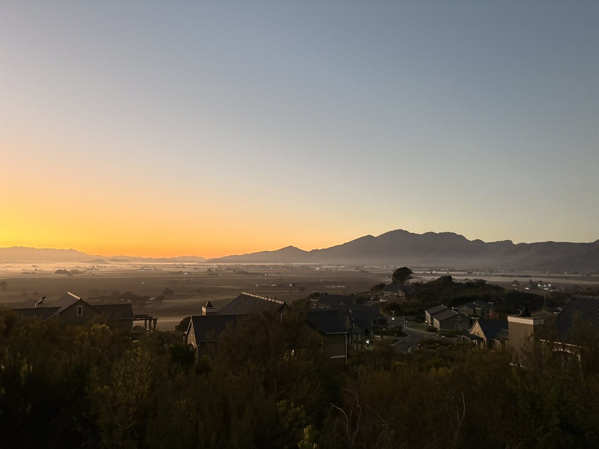 Rawsonville sunrise. #travel #tourism