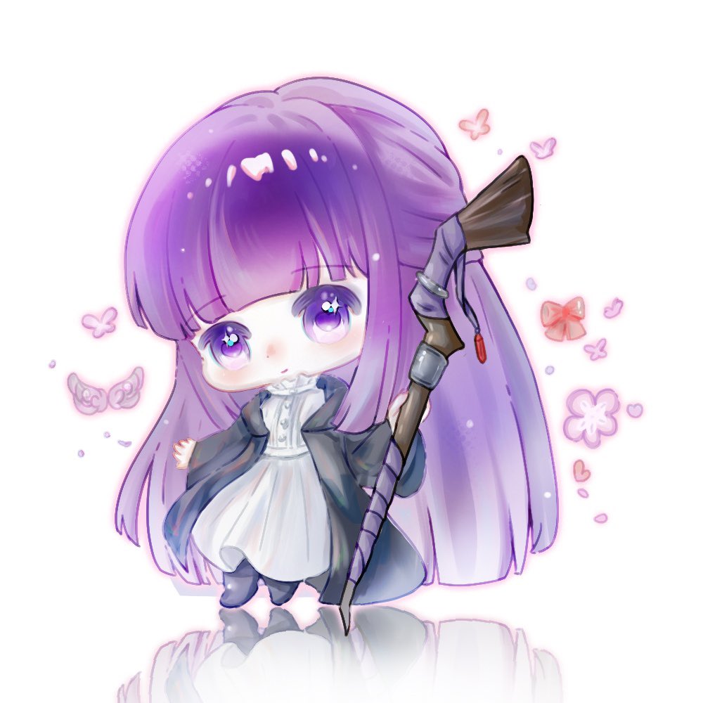 Ayuyu0528's tweet image. 拼命积累练就的本领不会辜负自己
-菲伦

#fern #frieren #anime #chibi #art #菲伦 #葬送のフリーレン