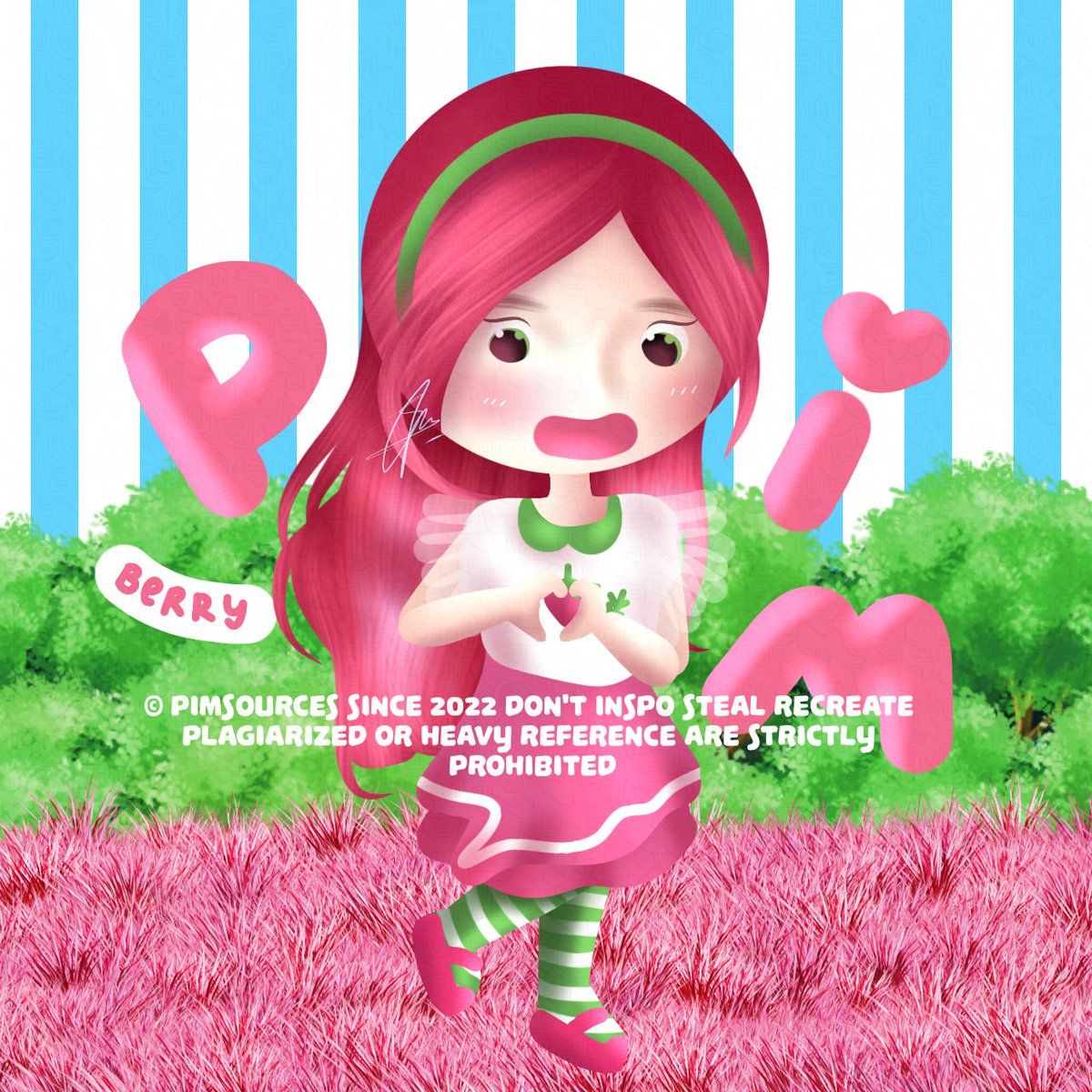 pimsources's tweet photo. Strawberry Shortcake Pimsources version 💕🍰

#artidn #ArtistOnX #StrawberryShortcake https://t.co/kkSq1p8ras
