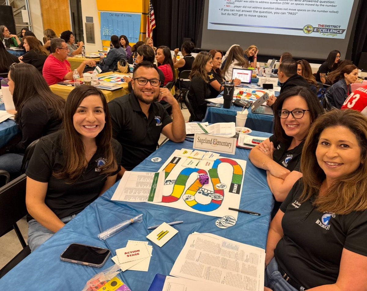 SagelandMicro's tweet photo. Our All Star Instructional Team is ready to step up to the plate to “Aim High, Swing Hard, Grow Strong.” ⚾️🧢📚#newinningnewgrowth @SagelandMicroES @AVillanueva_AP @cynthia_castro1 @Agomez13_ @YsletaISD @_IreneAhumada https://t.co/tGmYgW4wG8