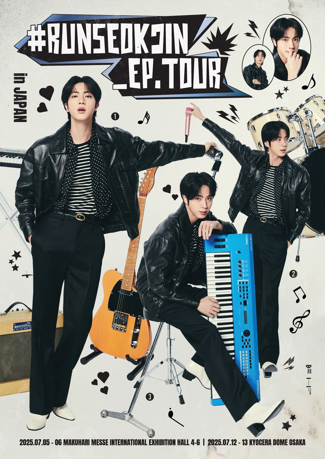 BTS ジン うちわ ピケット RUNSEOKJIN JAPAN イルコン BTS ジン うちわ RUNSEOKJIN in JAPAN 2025 JIN - メルカリ