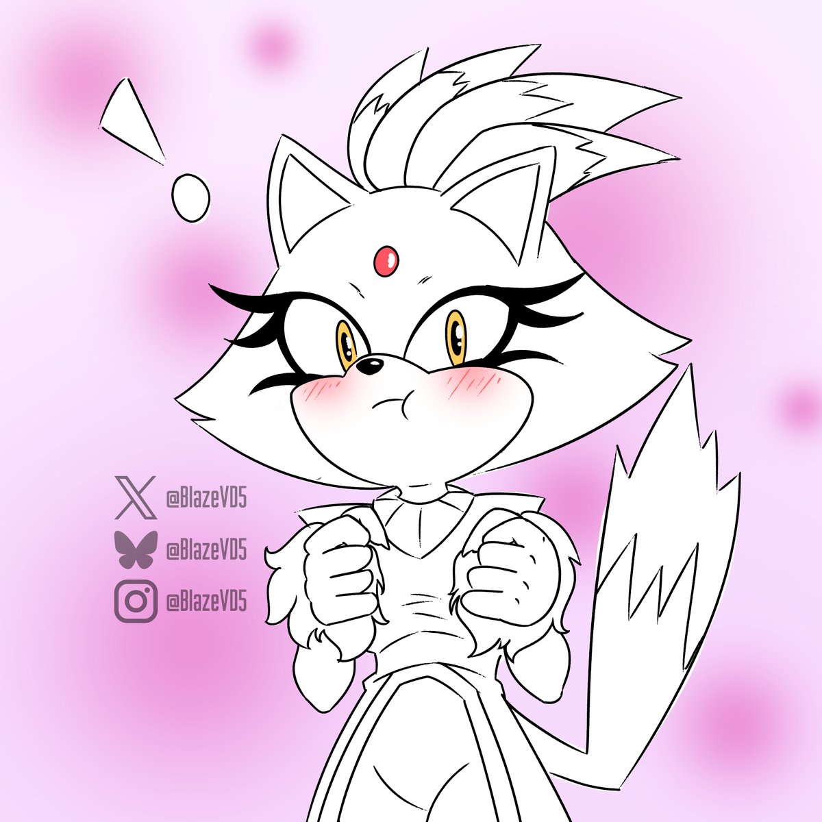BlazeVD5's tweet image. Sorry for inactivity
Cute Blaze sketch to revive the account ^ ^
#blazethecat