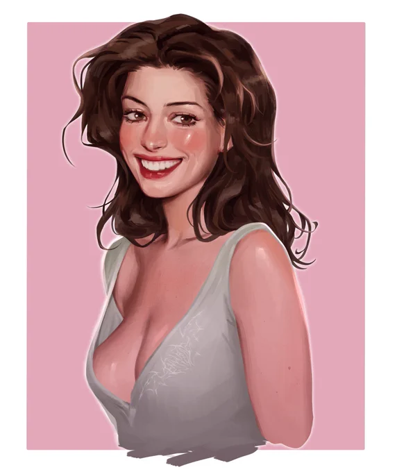 shes literally so gorgeous in this pic i had to paint her