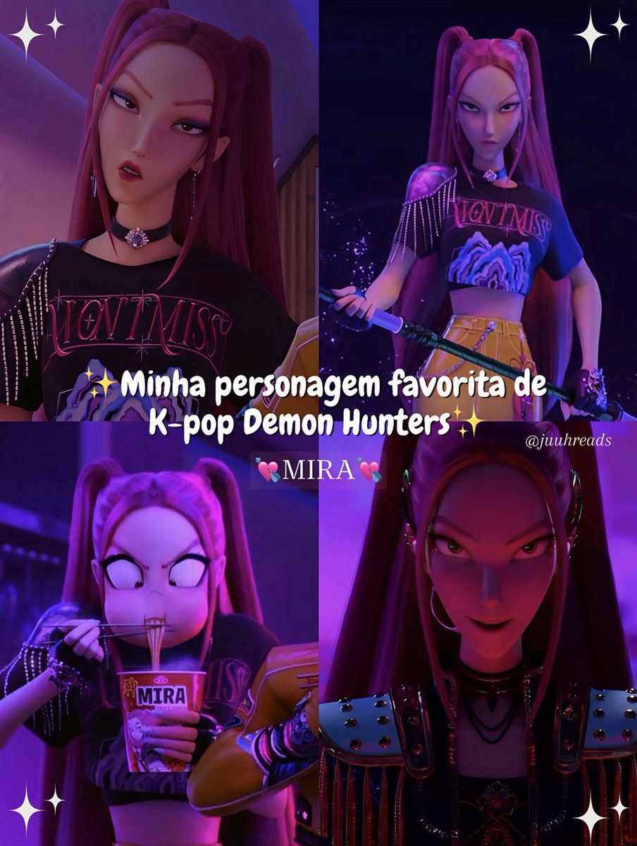 juuhreads's tweet photo. ✨ Qual é a sua favorita em K-pop Demon Hunters? Rumi, Mira ou Zoey?
💬 Me conta aqui nos comentários! 💘

Me sigam pra mais conteúdos como esse!!#kpopdemonhunter #Netflix #zoey #mira #rumi #kpop #edits #girlpower https://t.co/RiEsxuWFZg