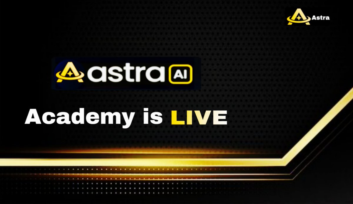 Abagadike's tweet image. Knowledge is Power and $ASTRA of @AstraLabs_Inc is about to give you that guys!

The latest AstraAcademy episode on StarLight is a must-watch. 

It covers everything from KOL tracking to clean Telegram automation.

Watch now 👉: youtu.be/1OEQp8Gt7SE 
t.me/astra_starligh…