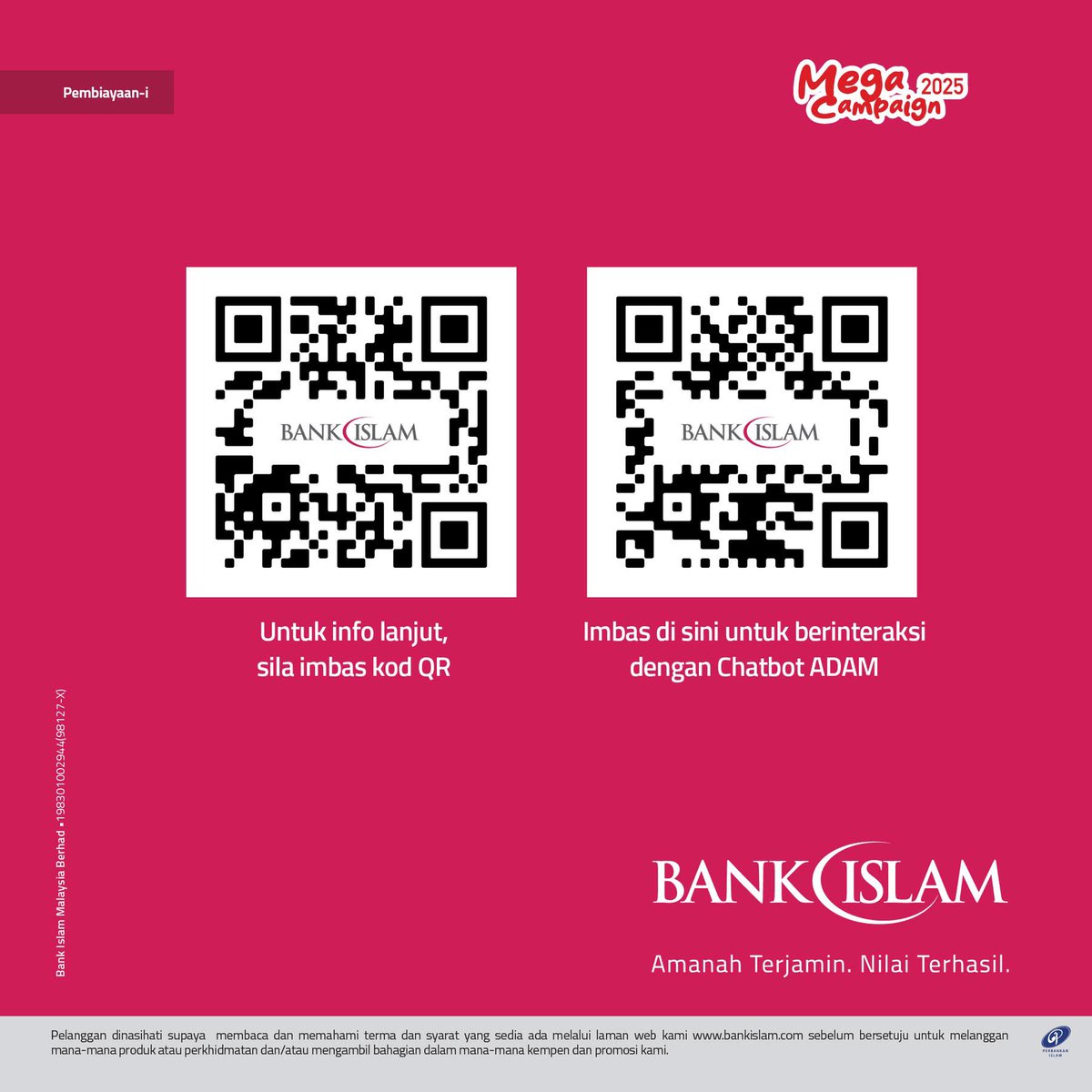 Bank Islam Mega Campaign 2025.