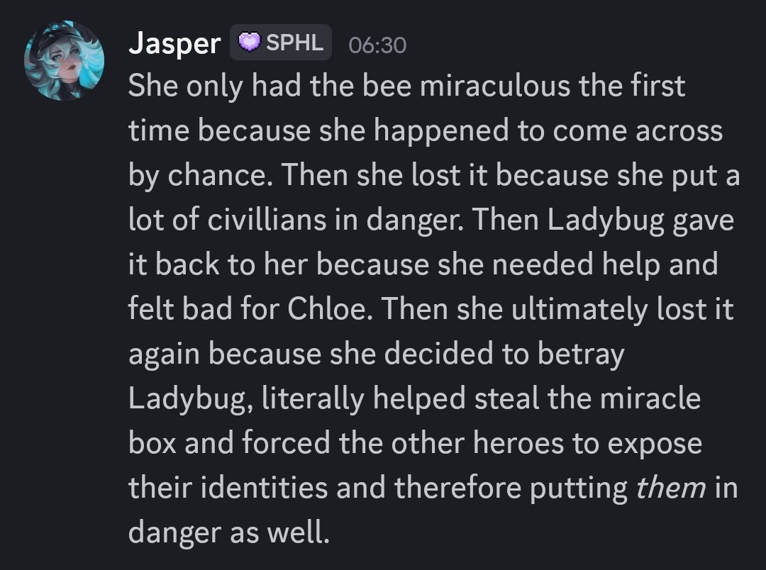 _MARCANIIEL's tweet photo. "Chloe deserved her miraculous" https://t.co/rb8x2IuECF