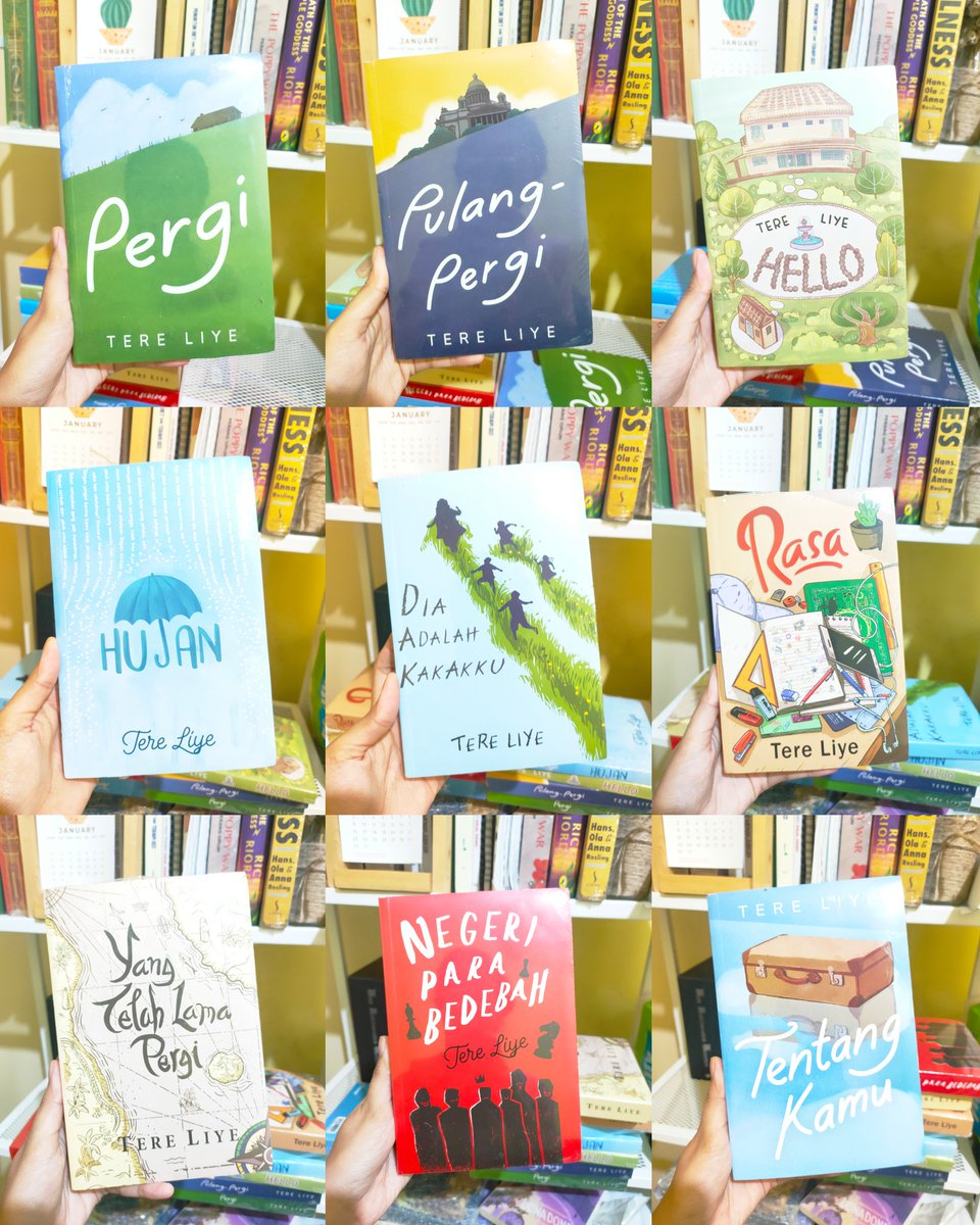 solitudemaa's tweet photo. WTS Novel preloved new sealed Tere Liye

PERGI
PULANG PERGI
RASA
HUJAN
HELLO
YANG TELAH LAMA HILANG
DIA ADALAH KAKAKKU
TENTANG KAMU
NEGERI PARA BEDEBAH

🏷️60k/each
kondisi new, broken seal, ada bercak kuning di pinggiran buku
good condi

link co
https://t.co/17oD9JfRJF https://t.co/GC9FEpqyHI