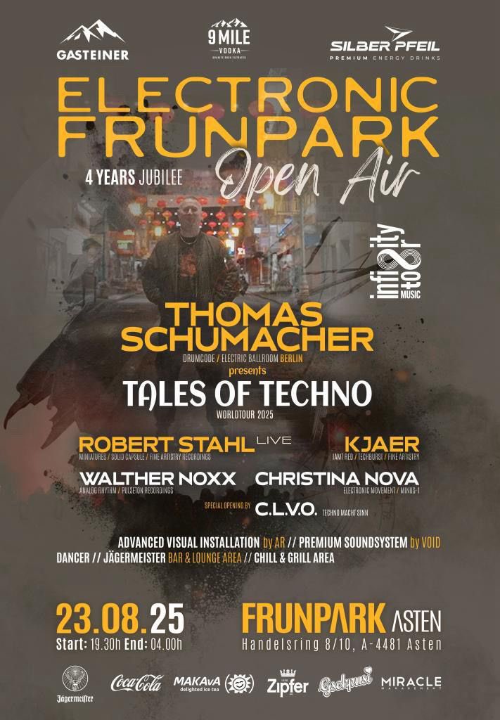 StevenVim's tweet photo. I was forced to postpone all of my Gigs this year! 🤕 Also my apearance on ELECTRONIC FRUNPARK EVENT. #techno #trance #electronicmusic #festival https://t.co/9jTbhV43mN