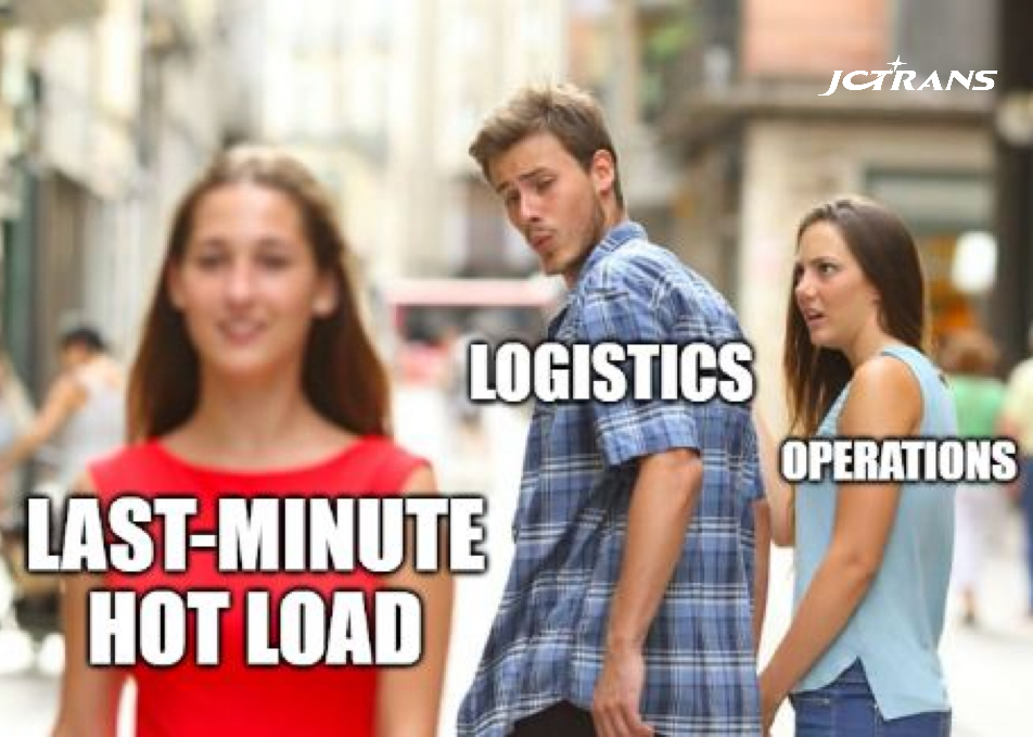 When the "perfectly planned" schedule meets a last-minute hot load...
Logistics be like: “Sorry, Ops, this one just hits different.” 😅📦🚛

#FreightLife #LogisticsHumor #SupplyChainStruggles #LastMinuteLoads #OperationsVsLogistics #JCtrans