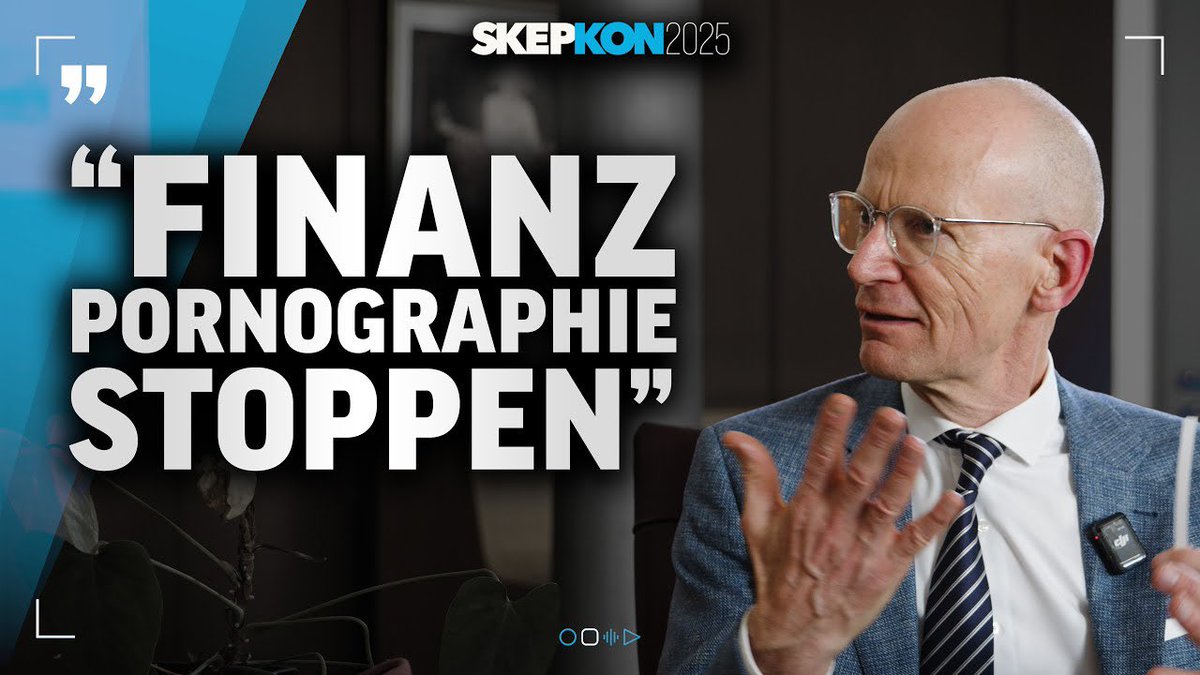"Wenn ich etwas auf Social Media verändern könnte, würde ich #Finanzpornographie komplett abstellen." 💸

Sinan Kurtulus sprach auf der #SkepKon mit dem Investment-Banker und Autor Dr. Gerd Kommer über Wirecard, Weltmarkt und Wohlstand.

youtu.be/wliCsM8L4oA