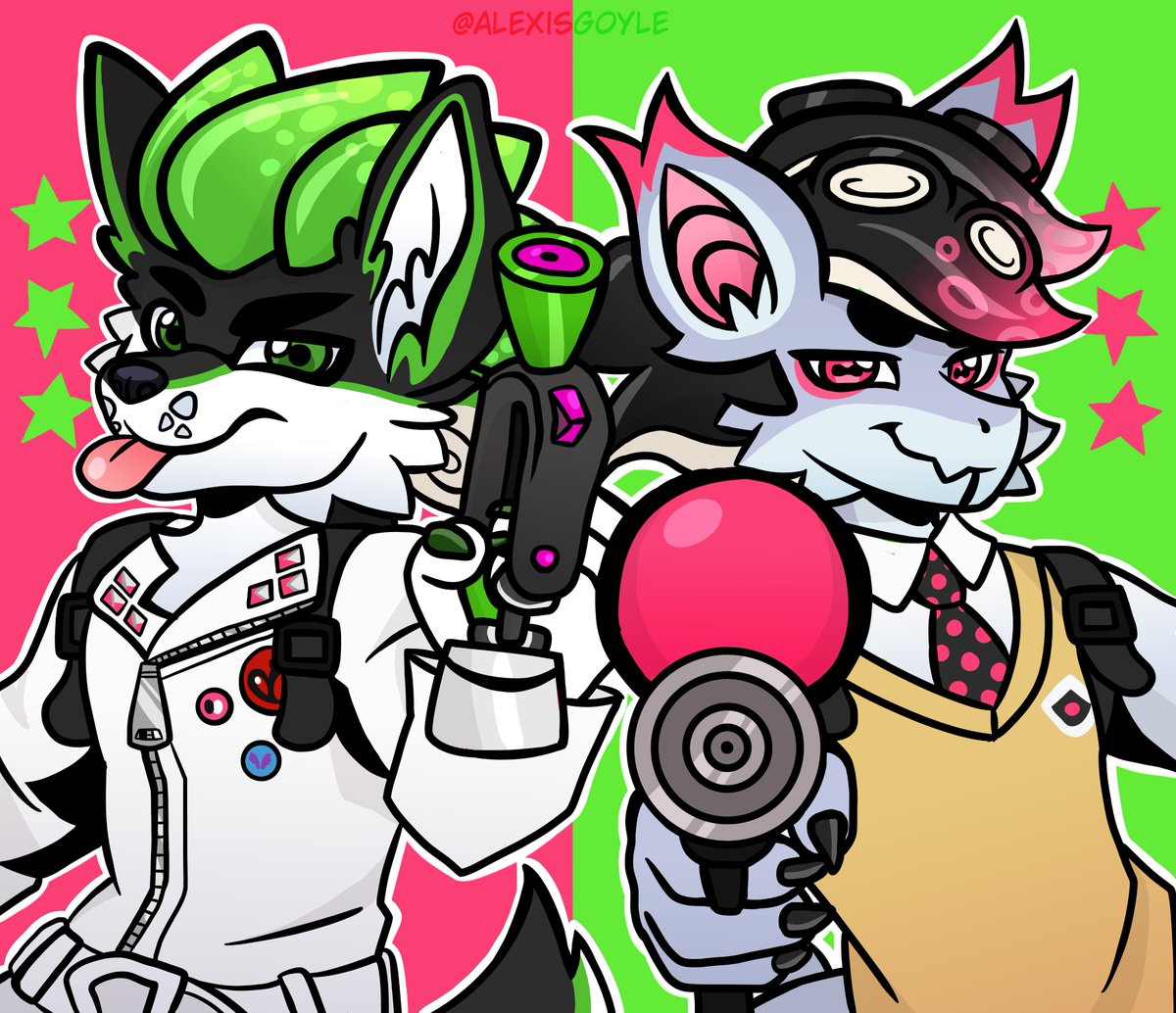 Alexisgoyle's tweet image. Splatoon Pals 
with: @drech301