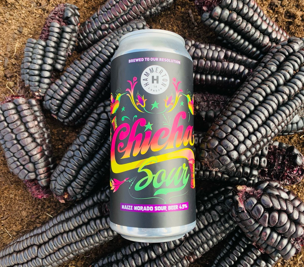CHICHA SOUR inspired by the traditional Peruvian drink Chicha Morada. Brewed with Maize Morado (Peruvian purple corn)

A true standout, from its exotic roots to its eye-catching colour and refreshingly tart flavour.