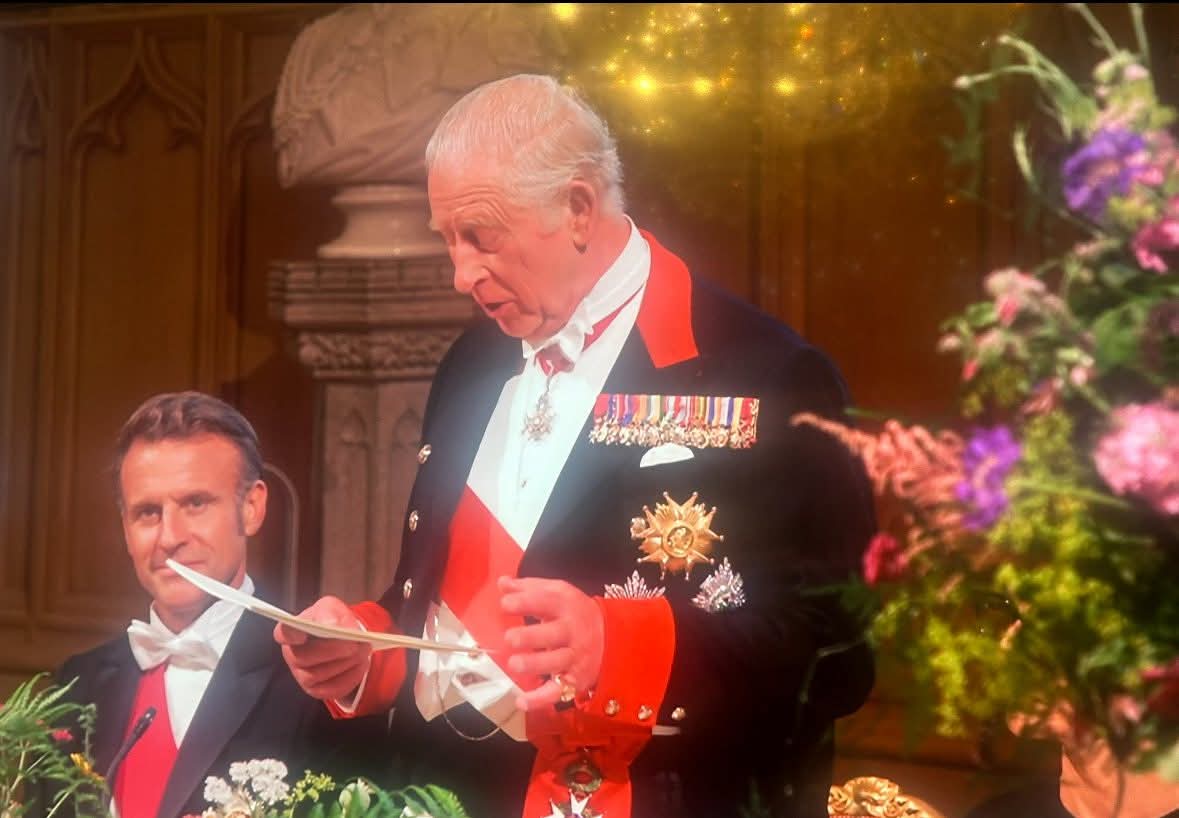 Photos from macrons state visit and the lavish banquet.
MP’s have voted to strip disabled people of roughly 3k per year when many already live in poverty.
We have money for wars and for pompous banquets but they tell us we can’t help to support the most vulnerable in society.