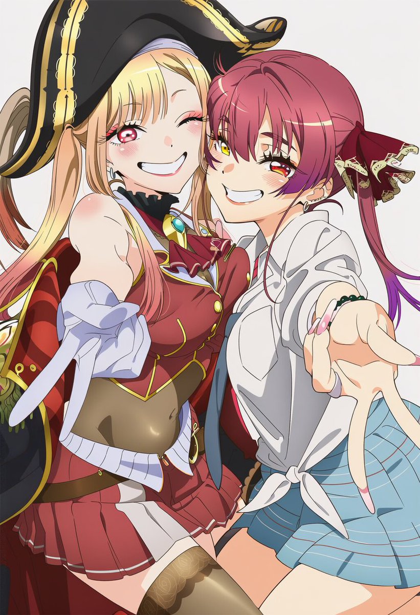 喜多川海夢×宝鐘マリン
#着せ恋 #MyDressUpDarling