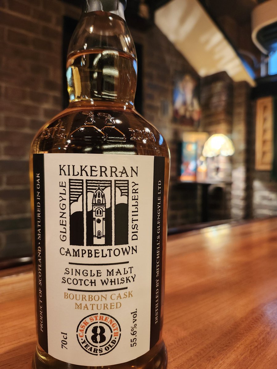 millesimes0905's tweet image. 少し過ごしやすい一日の本日も間もなく開店(~1:00)です!「KILKERRAN BOURBON CASK MATURED 8yo」入荷致しました。こちらも人気のある一本、ぜひお楽しみくださいね☝️それでは今夜も宜しくお願い致します😊