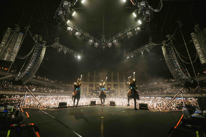 On stage media image