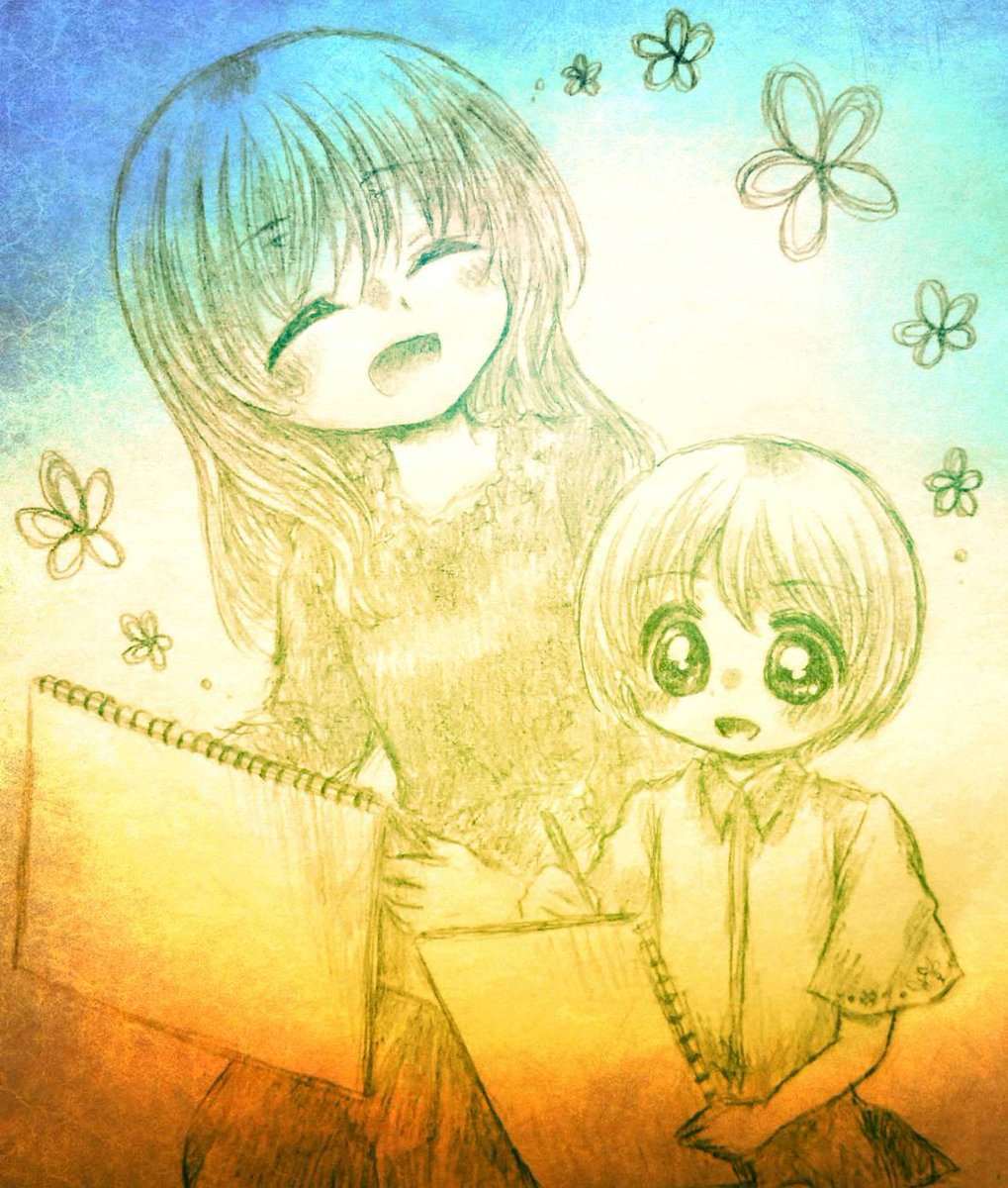 rikoneko716's tweet image. 真っ白い
画用紙に何を描く?
僕の夢
小さな画用紙には
おさまりきらないね
思い思いの色で
自由に
いっぱい
描こうね
あなたの夢は
#イラスト
#詩
イラスト猫又多座🐈言葉莉艶子