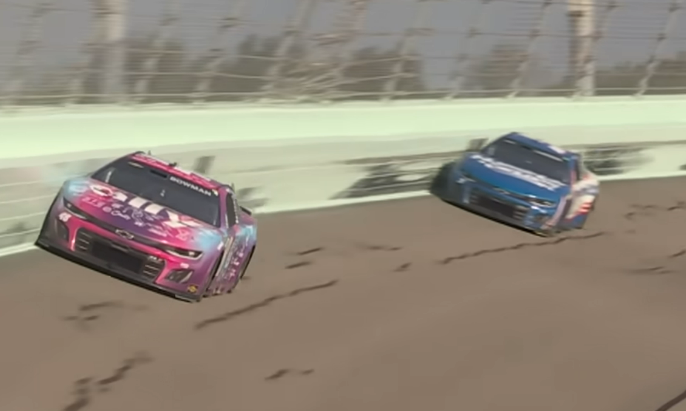 "Remember when Alex Bowman hit the wall front of Kyle Larson in turns 3/4 at Homestead?"

"Yeah I do, which year are you referring to?"

"What do you mean which year?"