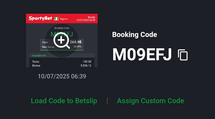 Big odd today 

200 odds on sporty 

👉M09EFJ👈

You know what to do right?

Do it responsibly 🔞📣📣📣 

@254_Pincode <a href="/AALpunter/">AGAINST ALL ODDS</a> <a href="/AdekonojoOlaol2/">SHANTY⚽️🏀TIPS</a> <a href="/ADT_Freetips/">ADT</a> @Afc_Saks <a href="/damipunt/">𝑫𝒂𝒎𝒊𝒑𝒖𝒏𝒕 ⚽️♠</a> <a href="/Da_shadowtipsta/">The Shadow Tipster</a> @CHADE146 <a href="/boomrotic/">💤👽</a> @BOOM_TO_WIN <a href="/Boltentips/">Bolten Odds</a> <a href="/BettingLegendar/">BETTING LEGEND</a> <a href="/bettinghubgames/">BETTING HUB ⭐️🫵🏽</a>