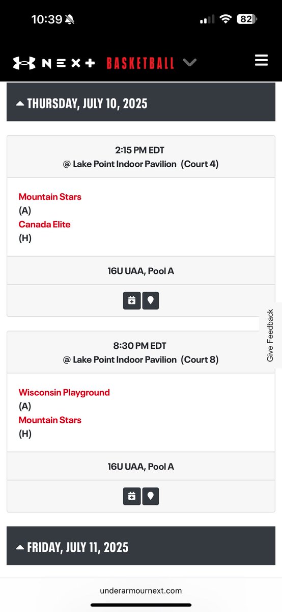 Excited to play in Atlanta for UAA session 3 Here’s my schedule!
