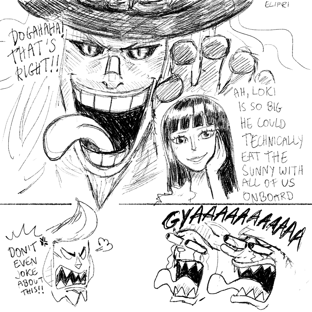 Zwiebelfee's tweet image. I wanna see the dynamic between Loki and Robin so badly omg #ONEPIECE