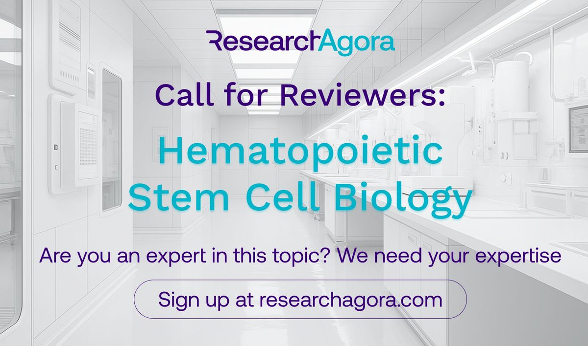 ResearchAgora's tweet photo. Call for Reviewers. Topic: Hematopoietic Stem Cells!

Research Agora received its first Marble on this topic. Are you an expert? Join our reviewer community!

Sign up: https://t.co/uYnfZNQxn6

#OpenScience #PeerReview #HematopoieticStemCells #ResearchAgora https://t.co/n684xGl1w0