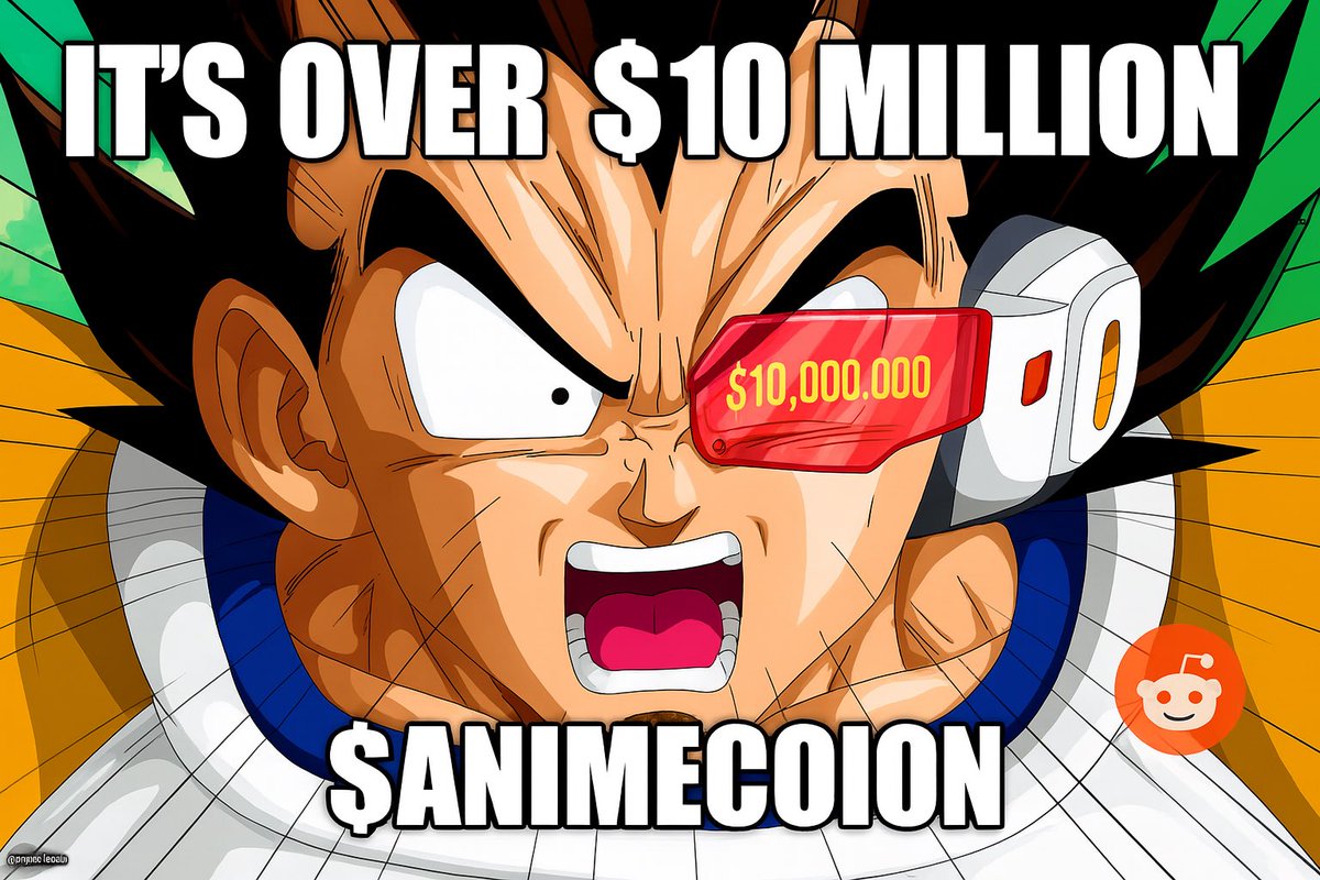 kinglegit2l2l's tweet photo. 🚨 IT’S OVER $10 MILLION!!! 🚨
Vegeta can’t believe the power level of $ANIMECOIN!
The scouter is going wild… and so is the chart 📈🔥
CA:
FbF5tAkELdG72am5ftvTvErkBM2N1RWTnAkymcY4bonk
#AnimeCoin #Over10Million #DegenMode #CryptoSaiyan #MemeSeason https://t.co/CyvL7HiQby