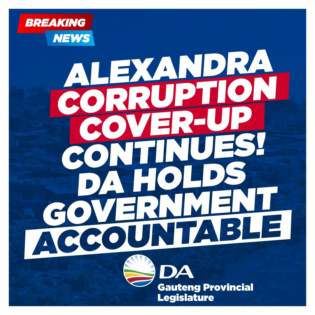 Democratic Alliance Gauteng Legislature tweet media