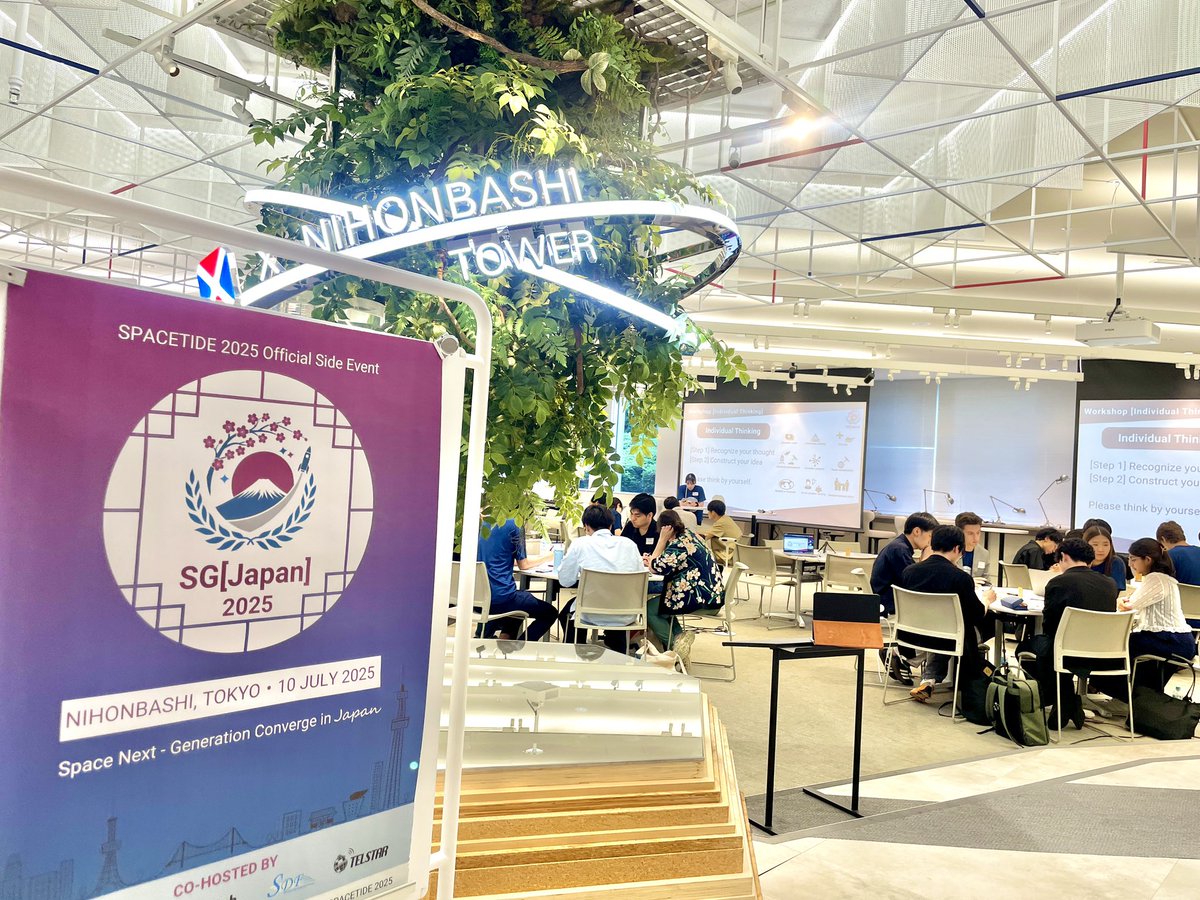 ASE_lab_'s tweet image. 【#SPACETIDE サイドイベント開催中🎉】

SPACETIDEの公式サイドイベントとして開催しているYoung professionalを集めた【SG[Japan]】がスタートしました。

アジア・ヨーロッパ・アメリカ各国から参加者が集まり、活発な議論が交わされています！

※本イベントは国際団体@SGAC との連携イベントです