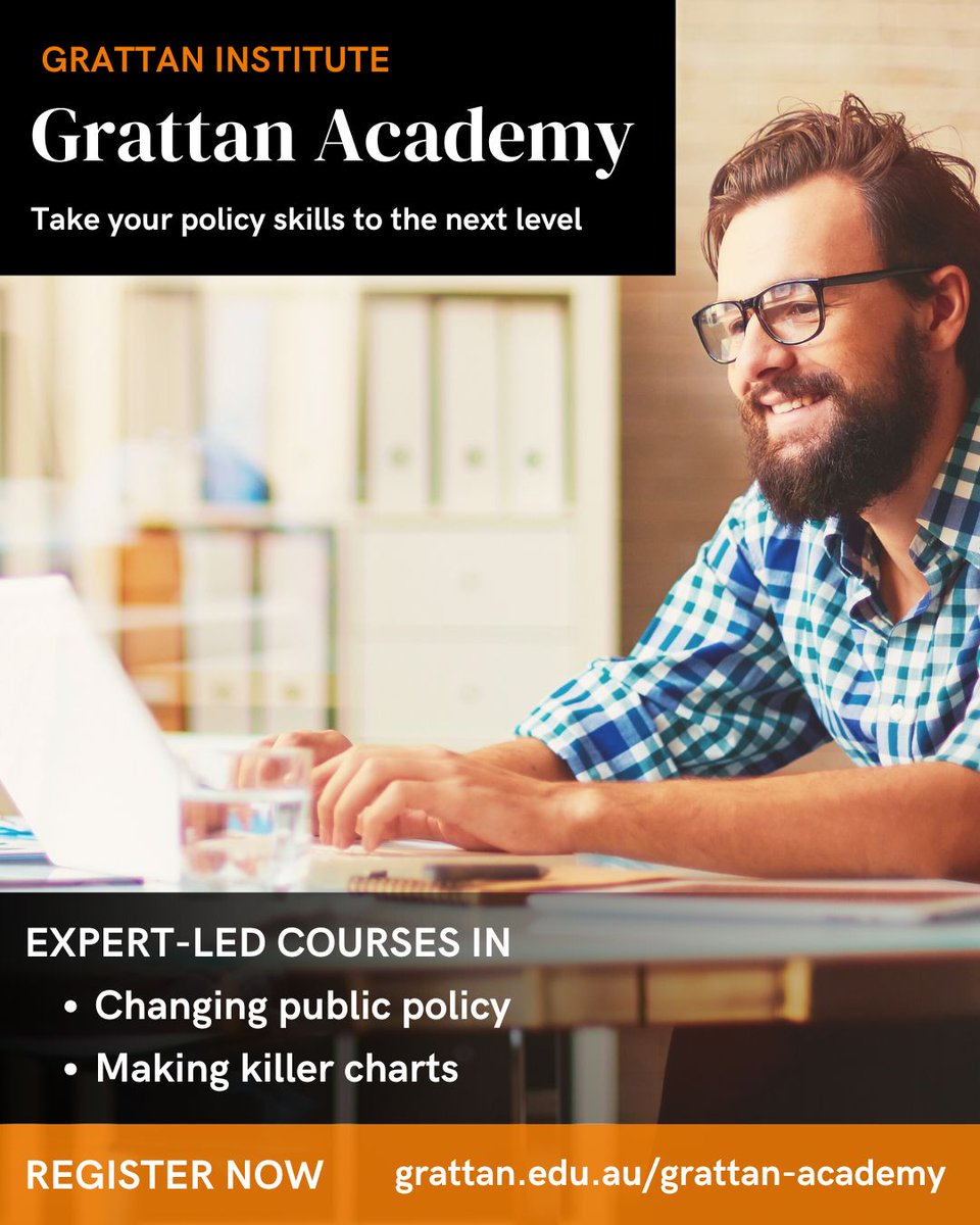 GrattanInst's tweet image. Sign up now for Grattan Academy! 📚💡
The Grattan Academy program for the second half of 2025 is now live. With two courses to elevate your policy skills, this is a training opportunity you won’t want to miss.
For more information visit: buff.ly/Co2AeH3