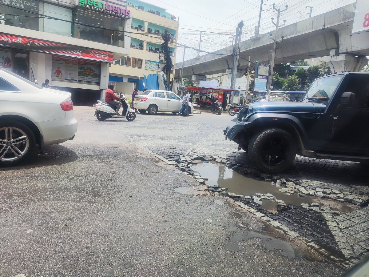 kv (@mrkrishnahere) on Twitter photo <a href="/AE_Madhapur_C21/">Assistant Engineer C-21</a> the road at Madhapur, opp to police station near Benz showroom is broken. Request an action which is causing traffic jam as well as two wheeler riders falling down.
<a href="/vinay_vangala/">Vinay Vangala</a> <a href="/SrinivasBellam/">Bellam Srinivas</a> <a href="/hmwssbmgmadpur/">B Yadaiah - Manager, Madhapur section, HMWSSB.</a> <a href="/madhapur/">GODRAJ</a> <a href="/AE_Madhapur_C21/">Assistant Engineer C-21</a> the road at Madhapur, opp to police station near Benz showroom is broken. Request an action which is causing traffic jam as well as two wheeler riders falling down.
<a href="/vinay_vangala/">Vinay Vangala</a> <a href="/SrinivasBellam/">Bellam Srinivas</a> <a href="/hmwssbmgmadpur/">B Yadaiah - Manager, Madhapur section, HMWSSB.</a> <a href="/madhapur/">GODRAJ</a>