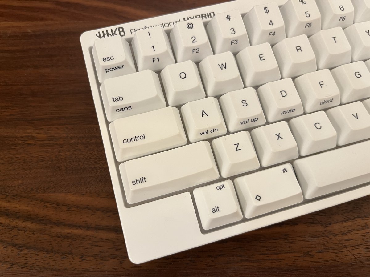 こんなこともあろうかと、Aの横はControlにしておきました。