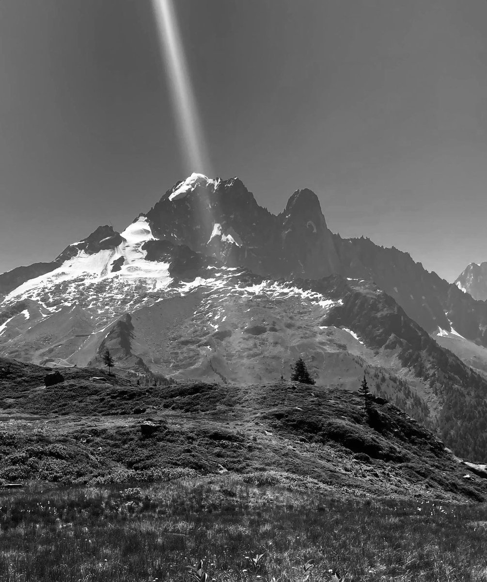 L’Aiguille Verte et les Drus