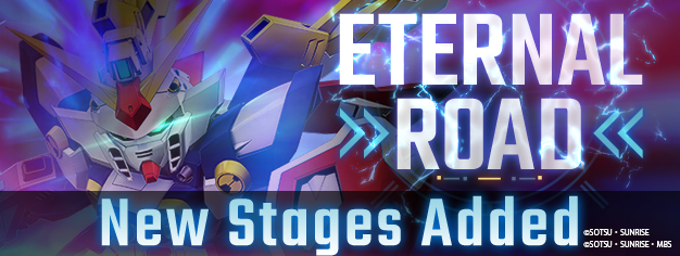 ggene_eternalEN's tweet image. ◤━━━━━━
#GundamEternal
New Stages Added to Eternal Road!
━━━━━━━◢

On 7/14 (JST), new stages were added to Eternal Road.

[EXPERT No.7: Mobile Suit Gundam]

*Check the in-game notice for details.
#GGeneration #GGen