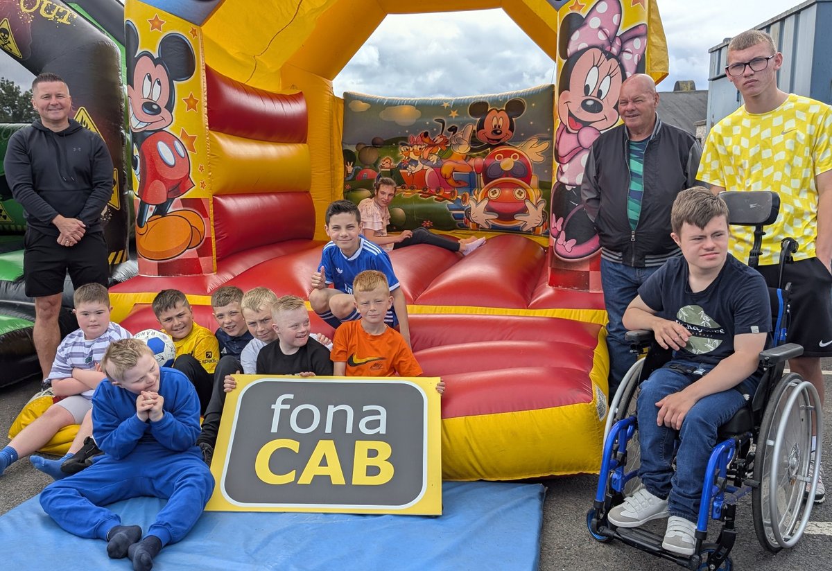 The fonaCAB Community Fund

To mark our expansion into the Newtownabbey Area we've launched a new Community Fund and have been selecting worthy recipients. The first is Monkstown Special Stars to help with their new football team. The Group, operating from the Jubilee Centre in