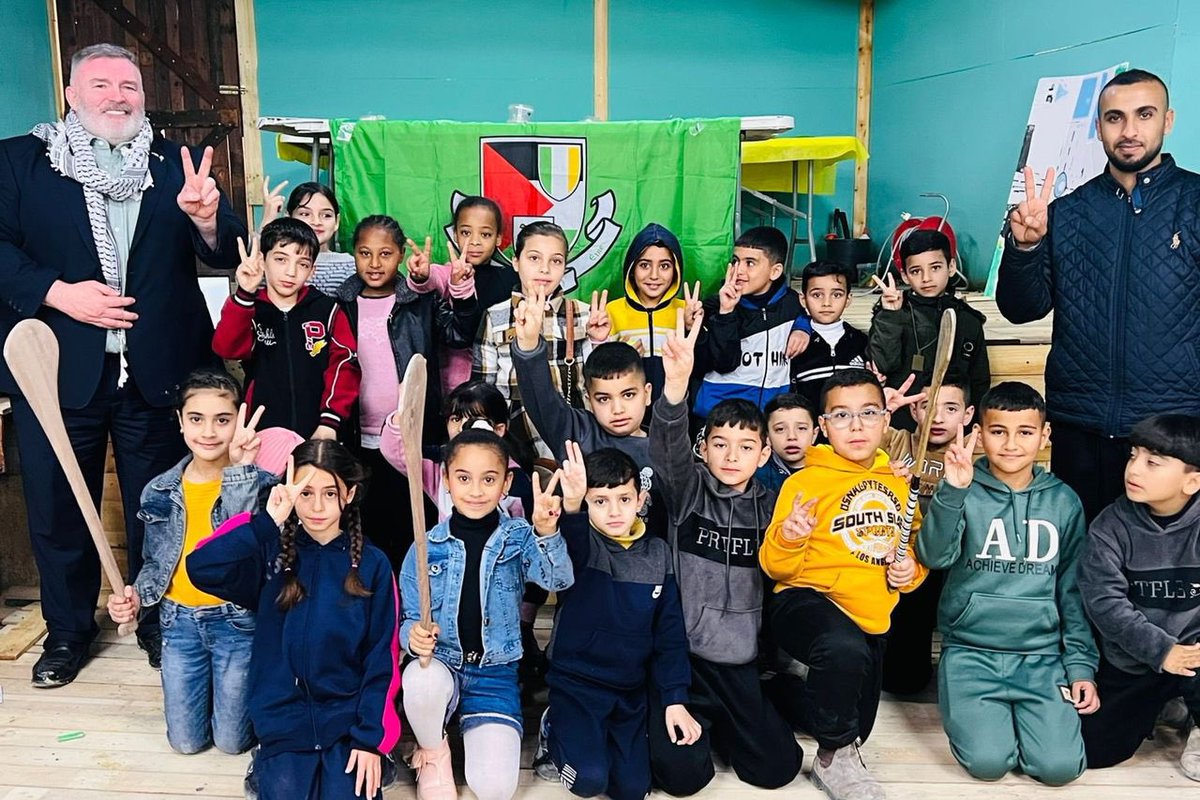 OrfhlaithBegley's tweet image. Shame on the Irish government for refusing visas for Palestinian children due to visit Ireland to play hurling and football.
152 families have volunteered to host them and GAA Clubs have been busy fundraising and preparing for the tour.
Issue the visas & let the children play.
