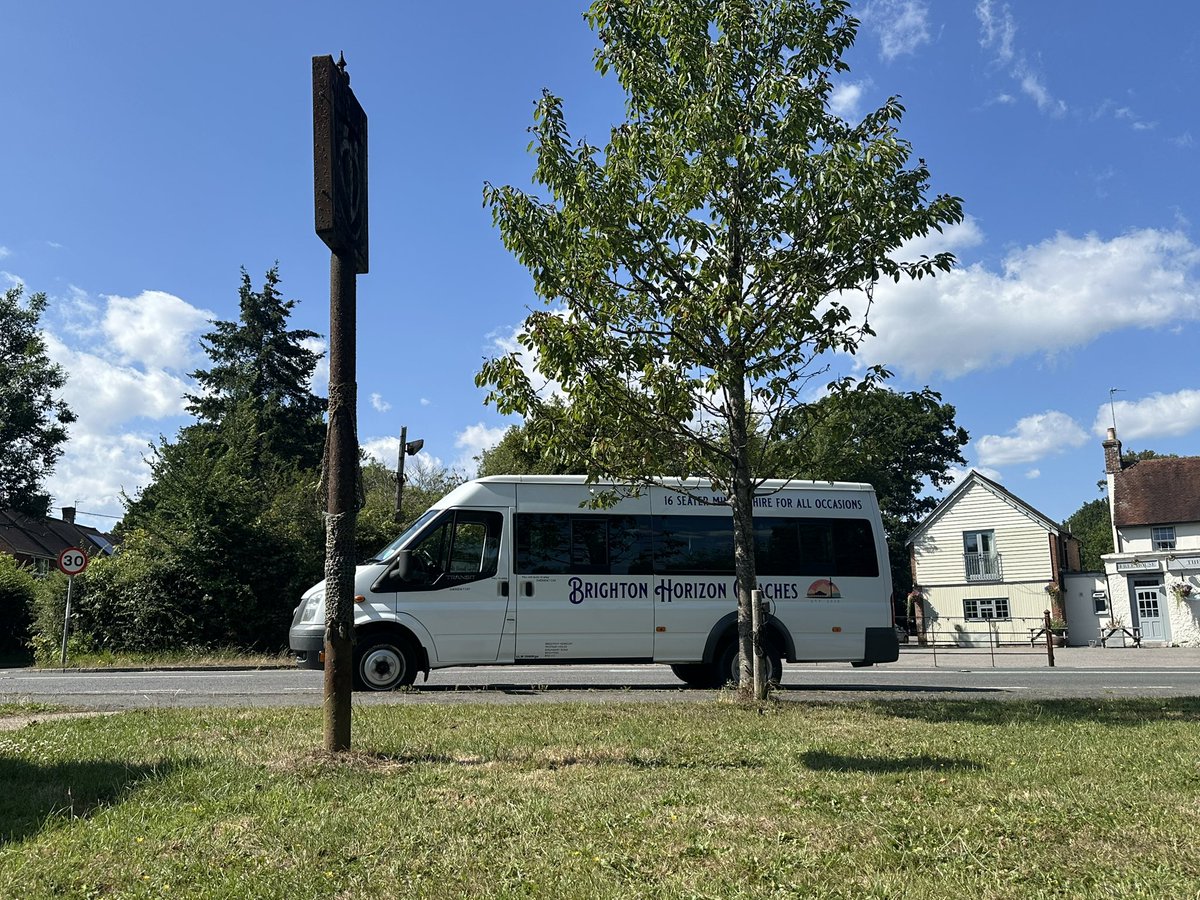 brightoncoaches's tweet photo. Our 16 seater minibus in the village of Laughton this afternoon on route back from the afternoon school run #brightonhorizoncoaches #bus #coach #sussex #laughton #minibus https://t.co/gPzZEztHeR