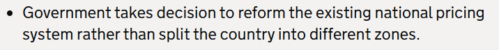 The government had a clear opportunity to cut energy bills, unlock clean power, and fix a broken system, but they’ve given in to the fearmongering of big energy generators. By abandoning local pricing, ministers have chosen to keep households paying more than they should