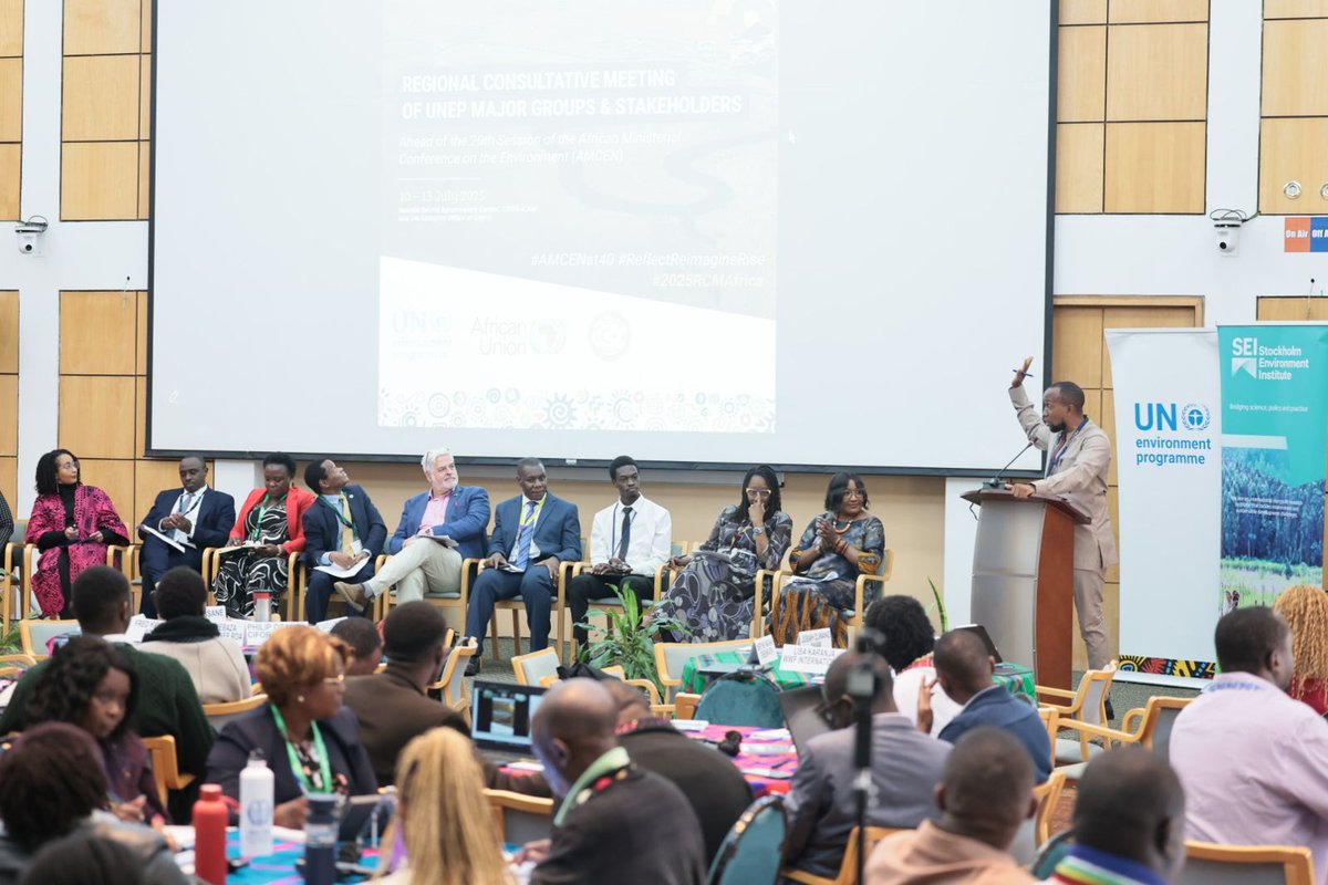 DonnleyClive's tweet photo. The official opening of the Regional Consultation Meeting #RCM ahead of the 20th Session of the Africa Ministerial Conference on the Environment #AMCEN, under the theme Four Decades of Environmental Action in Africa: Reflecting on the Past and Imagining the Future.#AMCEN20 https://t.co/Y6nCoQxgfQ