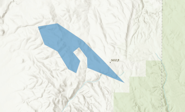 KernFiregraph's tweet image. #WillowFire mapped by NIFC (approximate map) showing 4,080 acres.